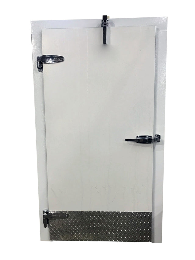 Walk-In Cooler Replacement Door 30" x 78" — Prehung with Frame